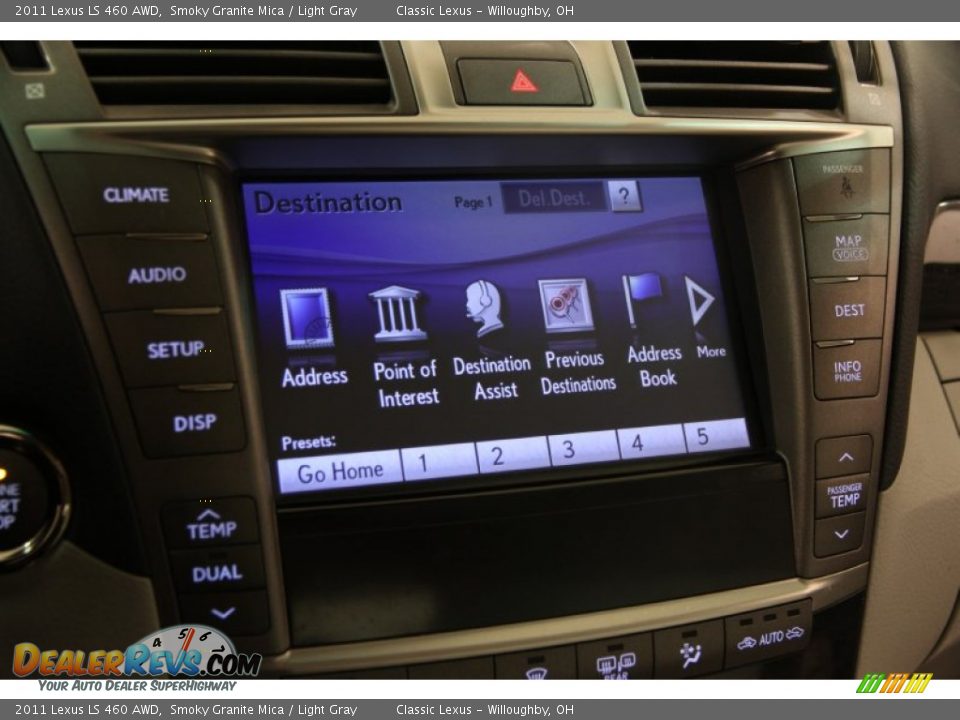 2011 Lexus LS 460 AWD Smoky Granite Mica / Light Gray Photo #16