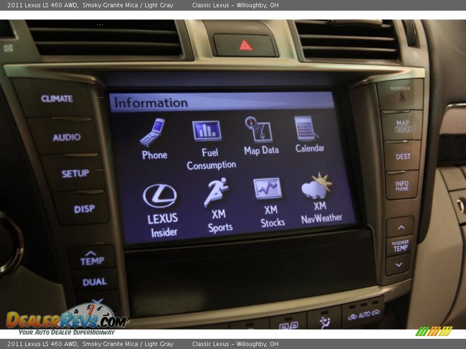 2011 Lexus LS 460 AWD Smoky Granite Mica / Light Gray Photo #17