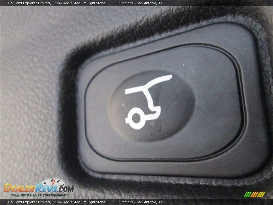 2015 Ford Explorer Limited Ruby Red / Medium Light Stone Photo #16