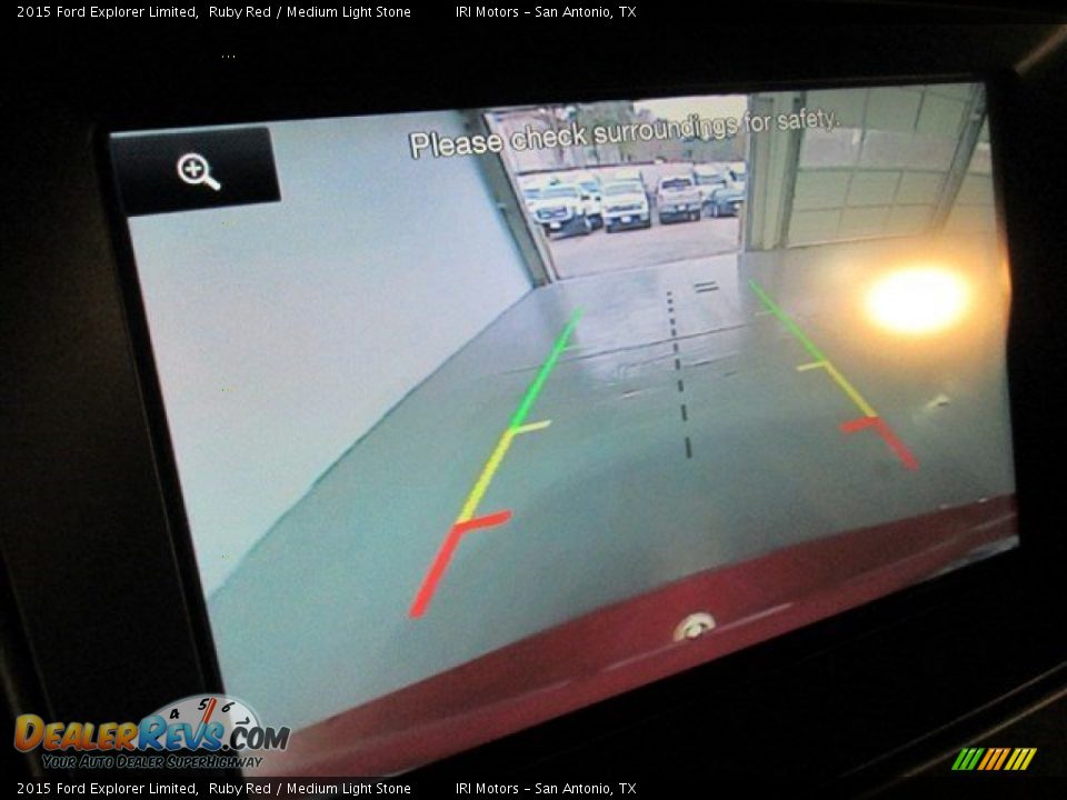 2015 Ford Explorer Limited Ruby Red / Medium Light Stone Photo #21