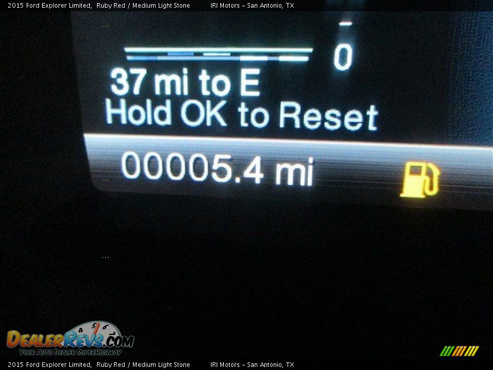 2015 Ford Explorer Limited Ruby Red / Medium Light Stone Photo #22