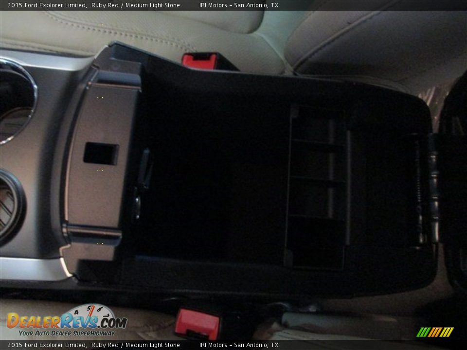 2015 Ford Explorer Limited Ruby Red / Medium Light Stone Photo #26