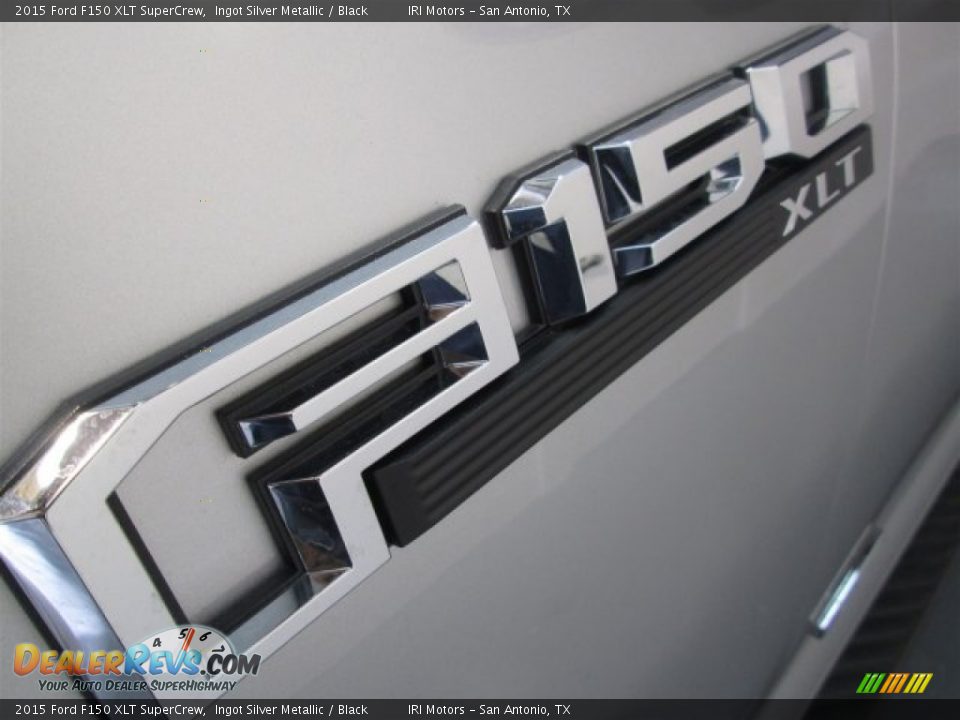 2015 Ford F150 XLT SuperCrew Ingot Silver Metallic / Black Photo #4