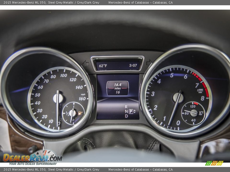 2015 Mercedes-Benz ML 350 Gauges Photo #6