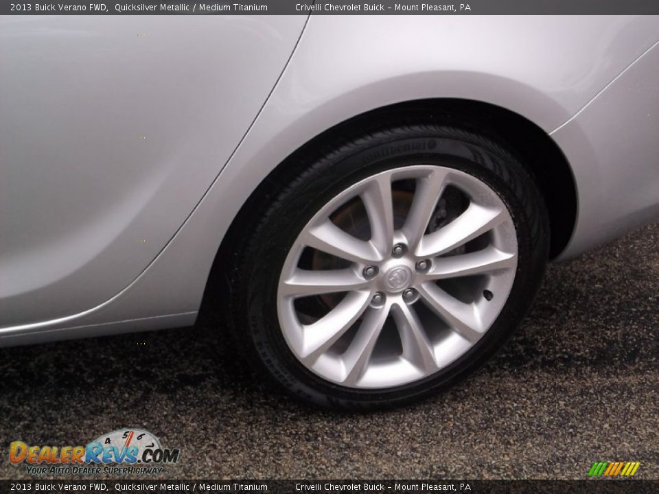 2013 Buick Verano FWD Quicksilver Metallic / Medium Titanium Photo #4
