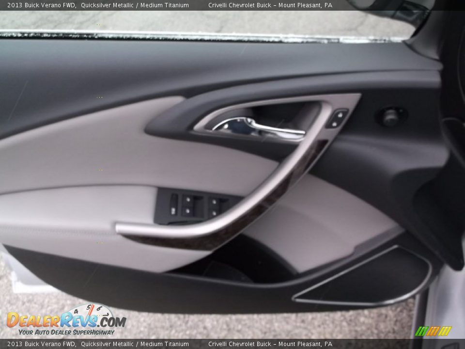 2013 Buick Verano FWD Quicksilver Metallic / Medium Titanium Photo #12