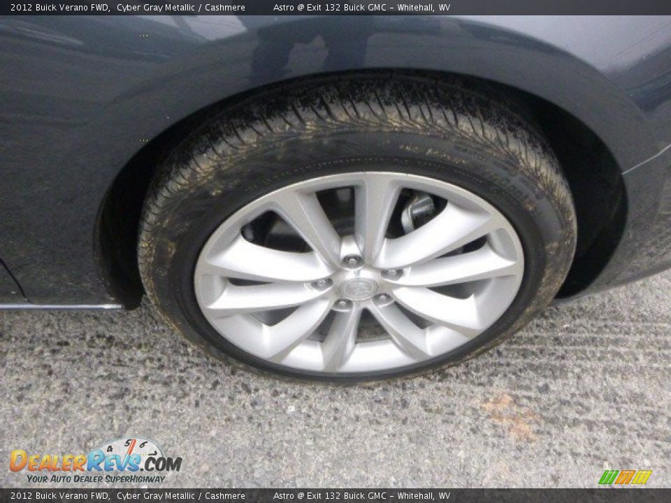 2012 Buick Verano FWD Cyber Gray Metallic / Cashmere Photo #9