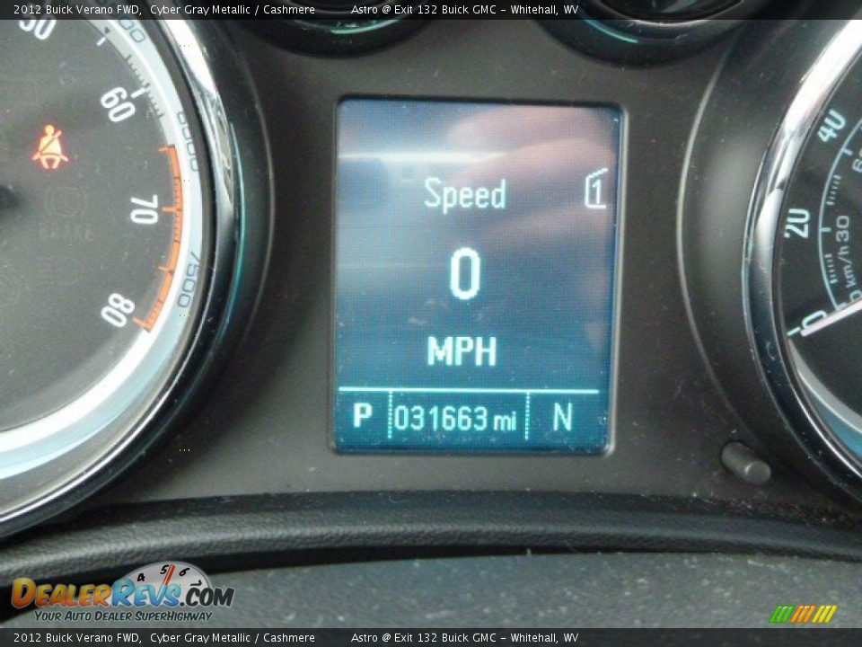 2012 Buick Verano FWD Cyber Gray Metallic / Cashmere Photo #19