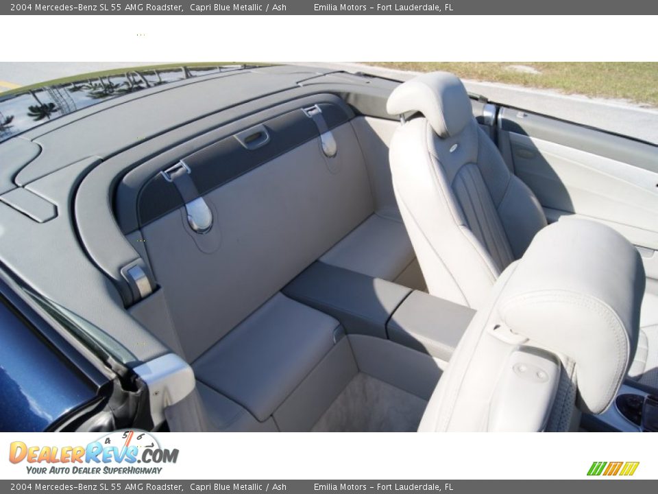 Rear Seat of 2004 Mercedes-Benz SL 55 AMG Roadster Photo #48