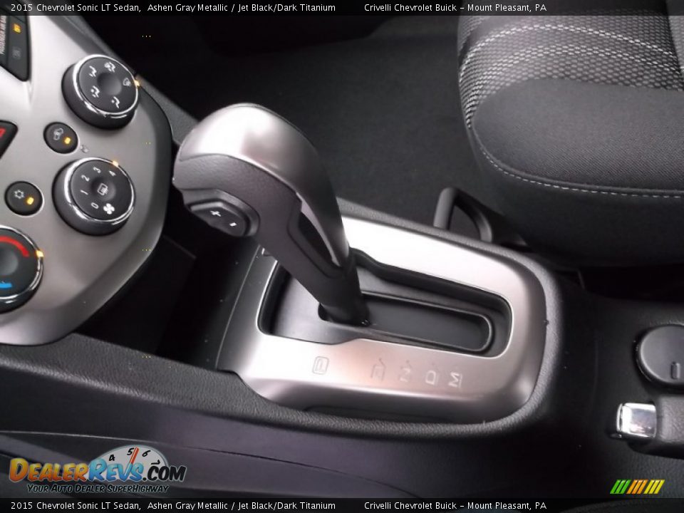 2015 Chevrolet Sonic LT Sedan Ashen Gray Metallic / Jet Black/Dark Titanium Photo #15