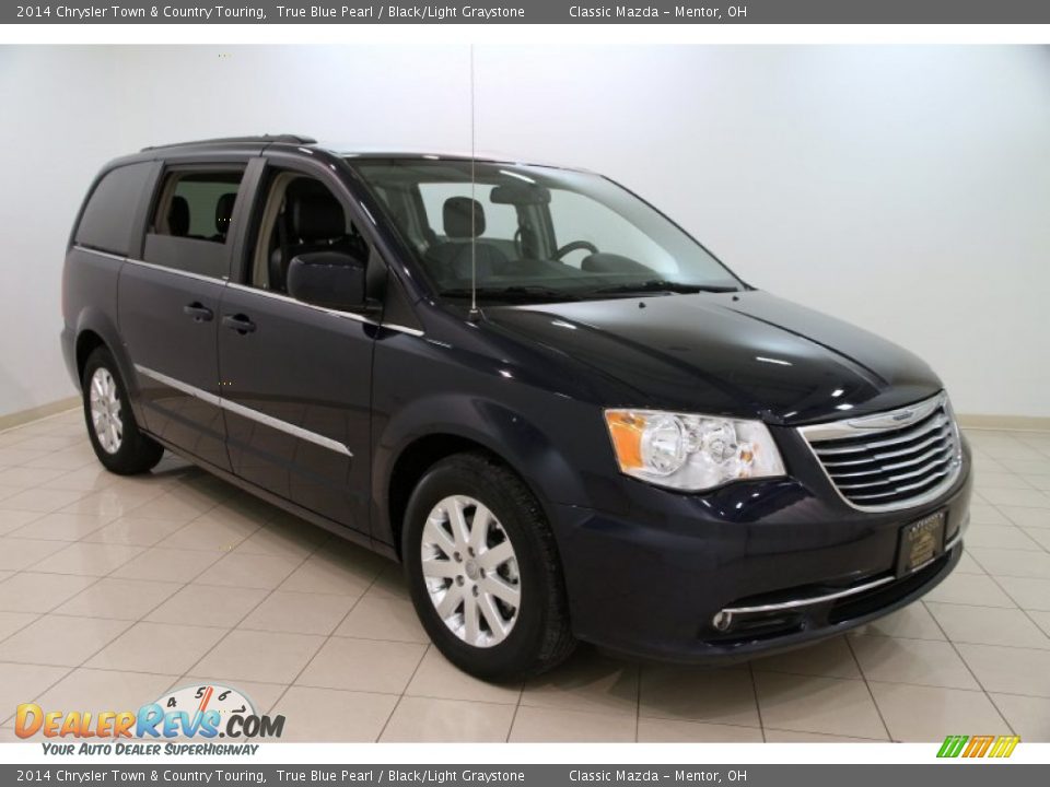 2014 Chrysler Town & Country Touring True Blue Pearl / Black/Light Graystone Photo #1