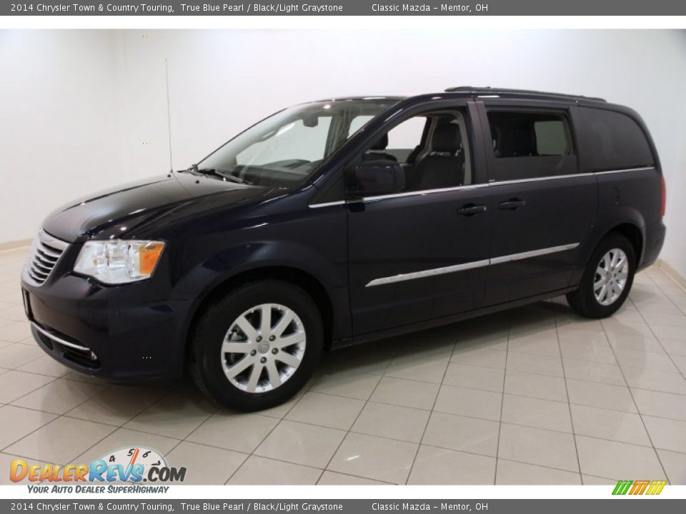 2014 Chrysler Town & Country Touring True Blue Pearl / Black/Light Graystone Photo #3
