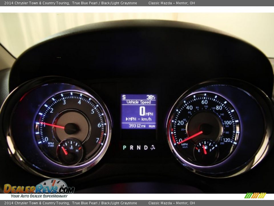 2014 Chrysler Town & Country Touring True Blue Pearl / Black/Light Graystone Photo #6