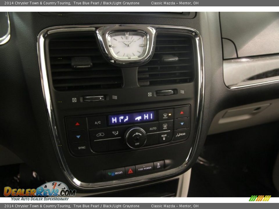 2014 Chrysler Town & Country Touring True Blue Pearl / Black/Light Graystone Photo #8