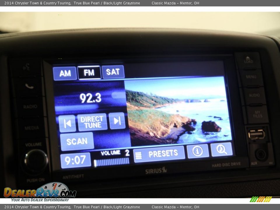 2014 Chrysler Town & Country Touring True Blue Pearl / Black/Light Graystone Photo #10