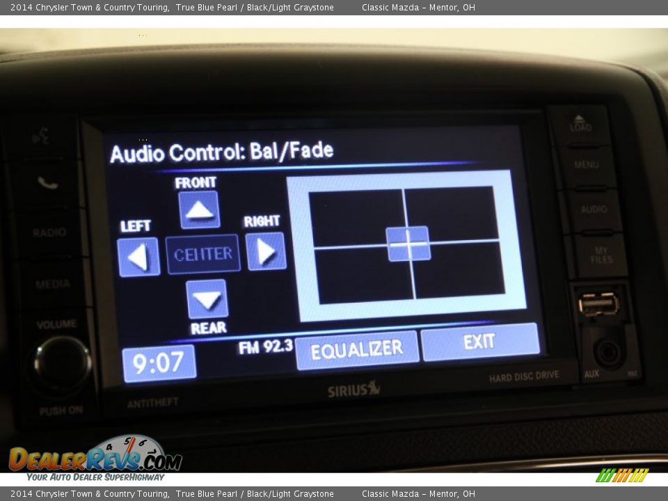 2014 Chrysler Town & Country Touring True Blue Pearl / Black/Light Graystone Photo #11