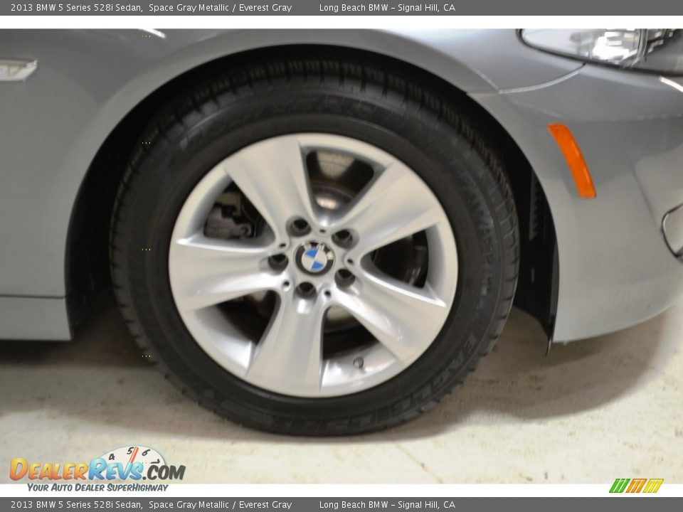2013 BMW 5 Series 528i Sedan Space Gray Metallic / Everest Gray Photo #3