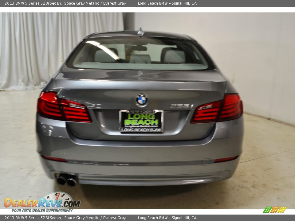 2013 BMW 5 Series 528i Sedan Space Gray Metallic / Everest Gray Photo #7