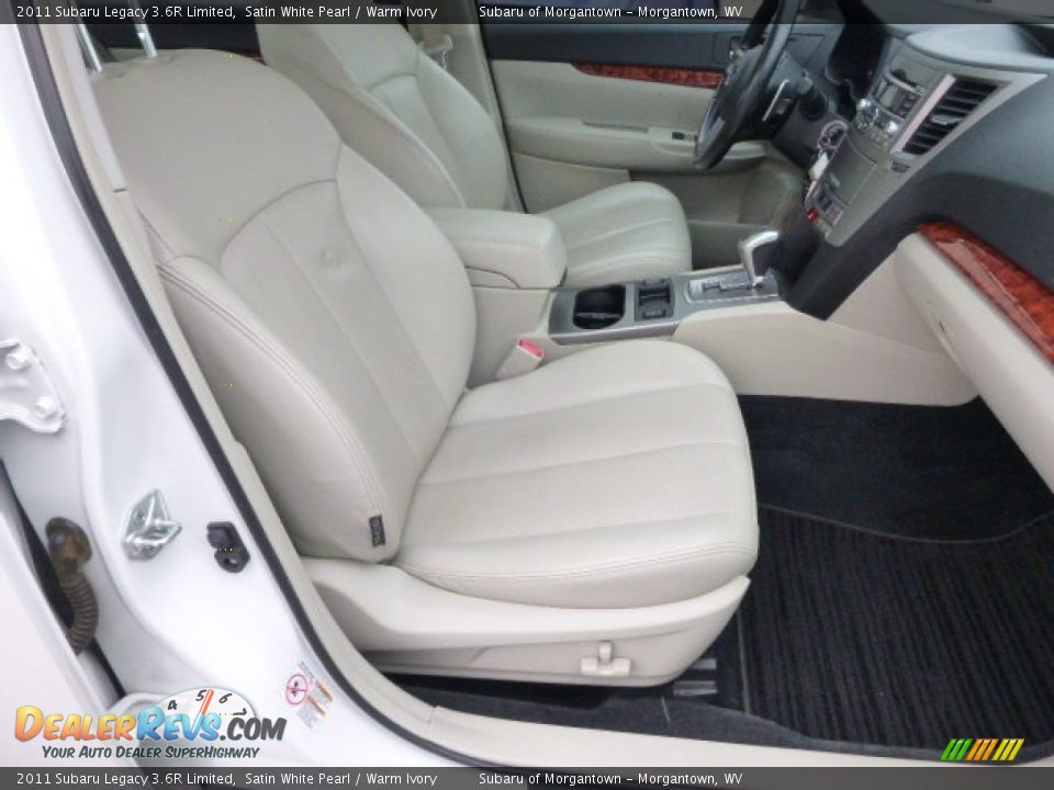 2011 Subaru Legacy 3.6R Limited Satin White Pearl / Warm Ivory Photo #10
