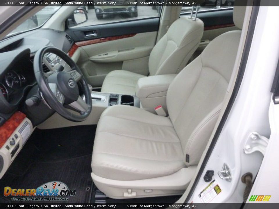 2011 Subaru Legacy 3.6R Limited Satin White Pearl / Warm Ivory Photo #14
