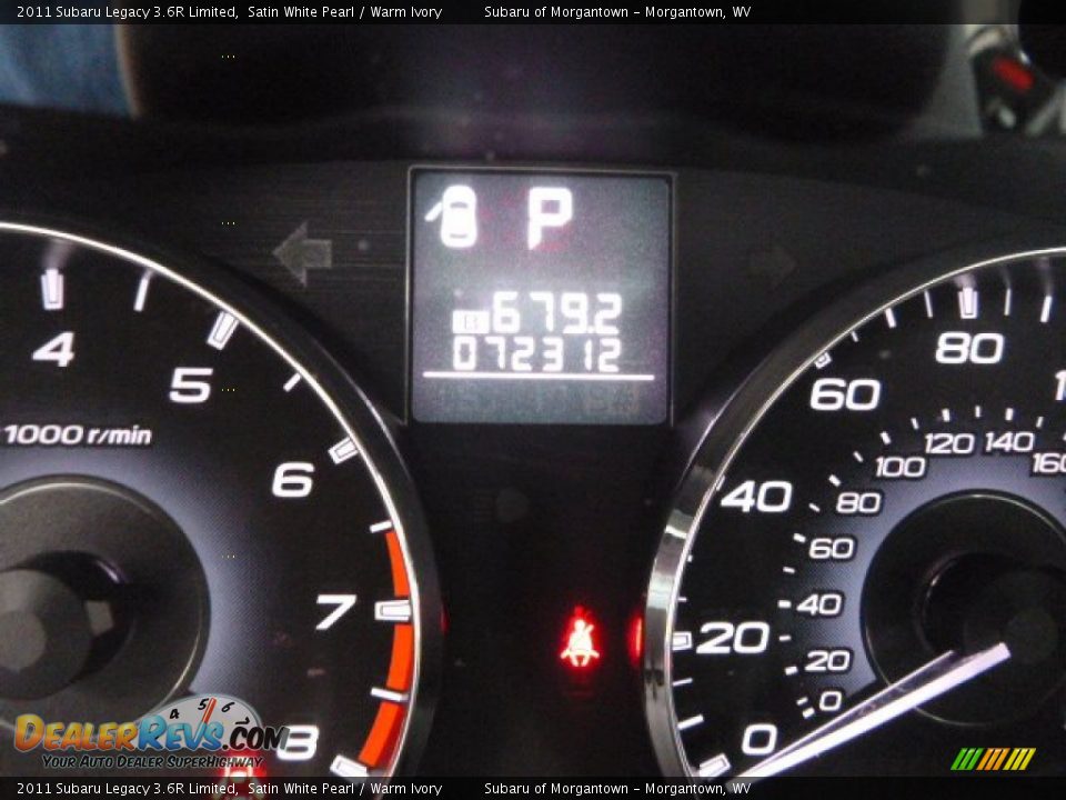 2011 Subaru Legacy 3.6R Limited Satin White Pearl / Warm Ivory Photo #24