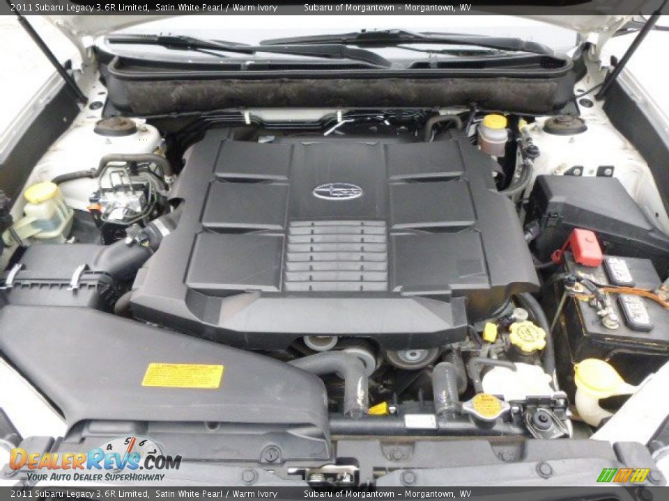 2011 Subaru Legacy 3.6R Limited Satin White Pearl / Warm Ivory Photo #25