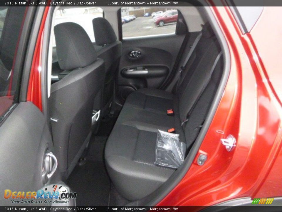 2015 Nissan Juke S AWD Cayenne Red / Black/Silver Photo #12