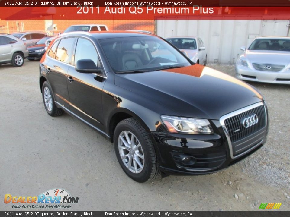 2011 Audi Q5 2.0T quattro Brilliant Black / Black Photo #1