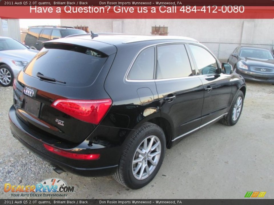 2011 Audi Q5 2.0T quattro Brilliant Black / Black Photo #3