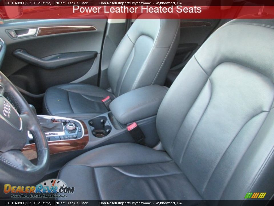 2011 Audi Q5 2.0T quattro Brilliant Black / Black Photo #4