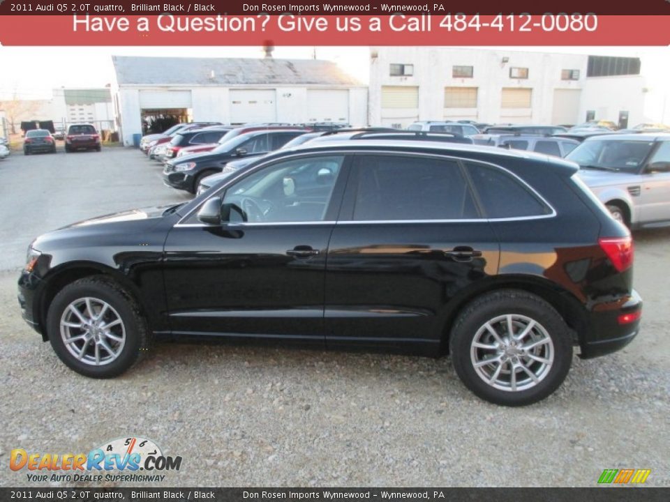 2011 Audi Q5 2.0T quattro Brilliant Black / Black Photo #7