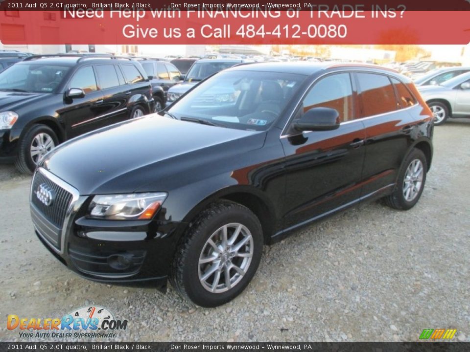 2011 Audi Q5 2.0T quattro Brilliant Black / Black Photo #8