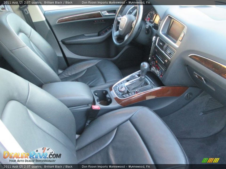 2011 Audi Q5 2.0T quattro Brilliant Black / Black Photo #12