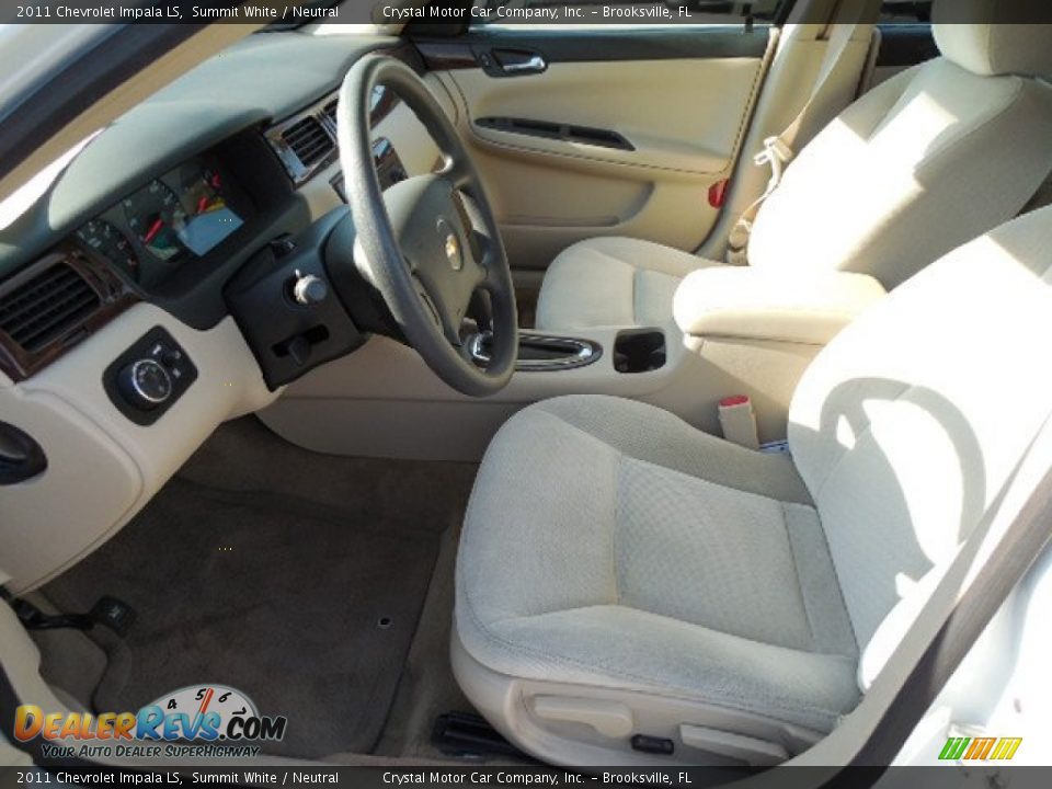 Front Seat of 2011 Chevrolet Impala LS Photo #4