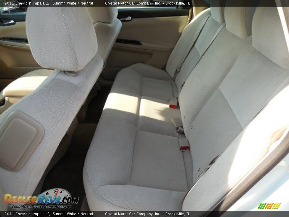 Rear Seat of 2011 Chevrolet Impala LS Photo #5