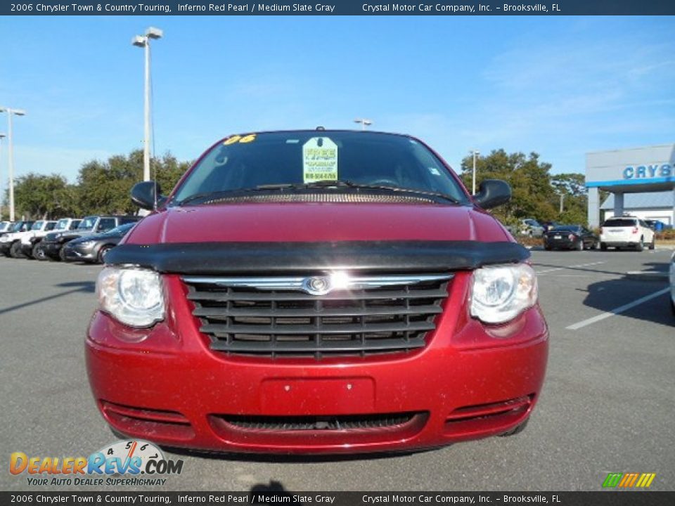 2006 Chrysler Town & Country Touring Inferno Red Pearl / Medium Slate Gray Photo #15