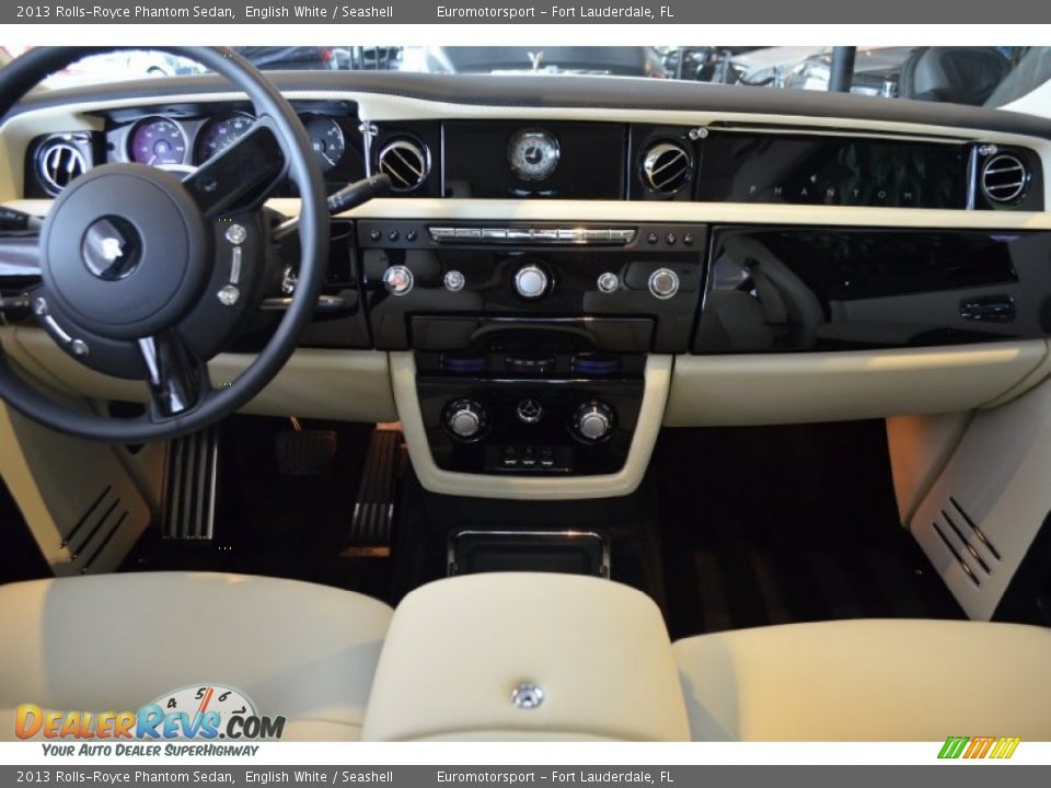 2013 Rolls-Royce Phantom Sedan English White / Seashell Photo #28