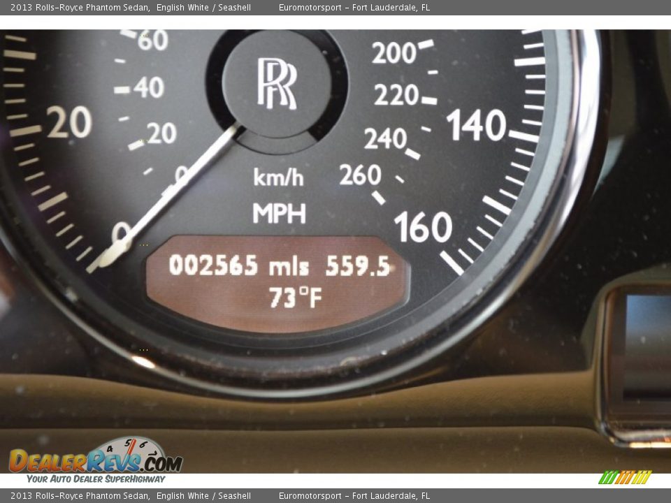 2013 Rolls-Royce Phantom Sedan English White / Seashell Photo #39