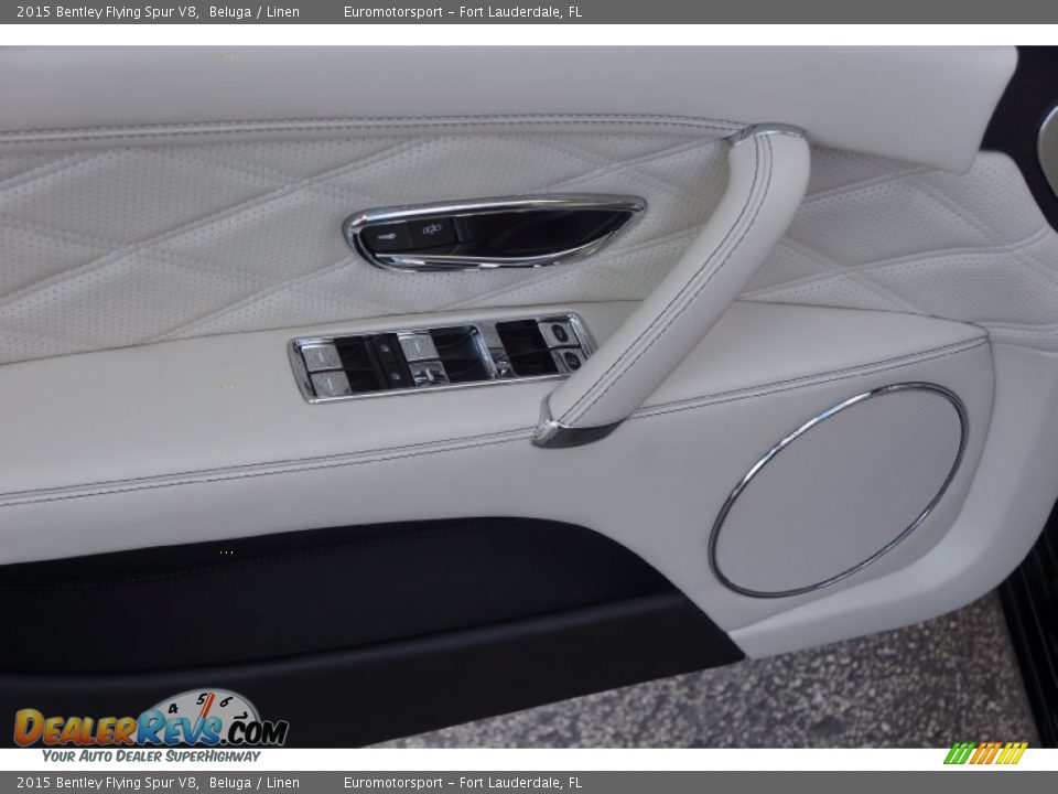 2015 Bentley Flying Spur V8 Beluga / Linen Photo #20