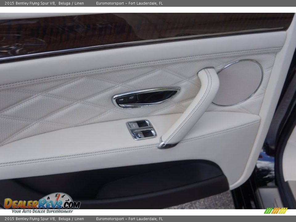 2015 Bentley Flying Spur V8 Beluga / Linen Photo #29