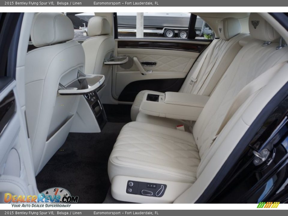 Rear Seat of 2015 Bentley Flying Spur V8 Photo #30