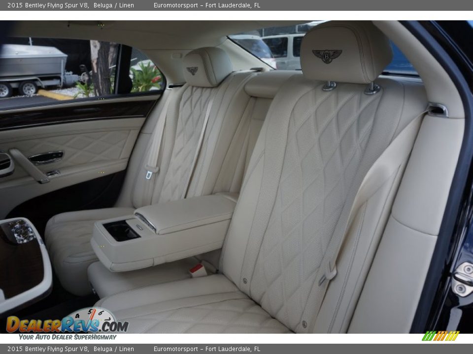 Rear Seat of 2015 Bentley Flying Spur V8 Photo #31