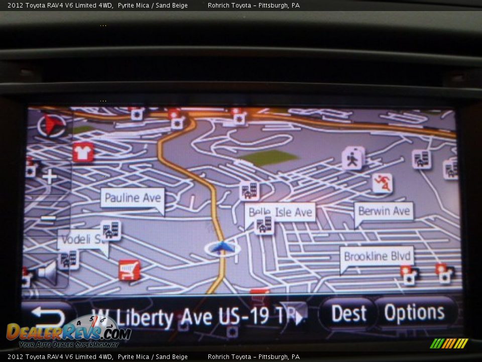 2012 Toyota RAV4 V6 Limited 4WD Pyrite Mica / Sand Beige Photo #3