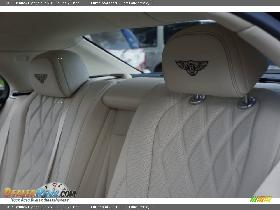 2015 Bentley Flying Spur V8 Beluga / Linen Photo #32
