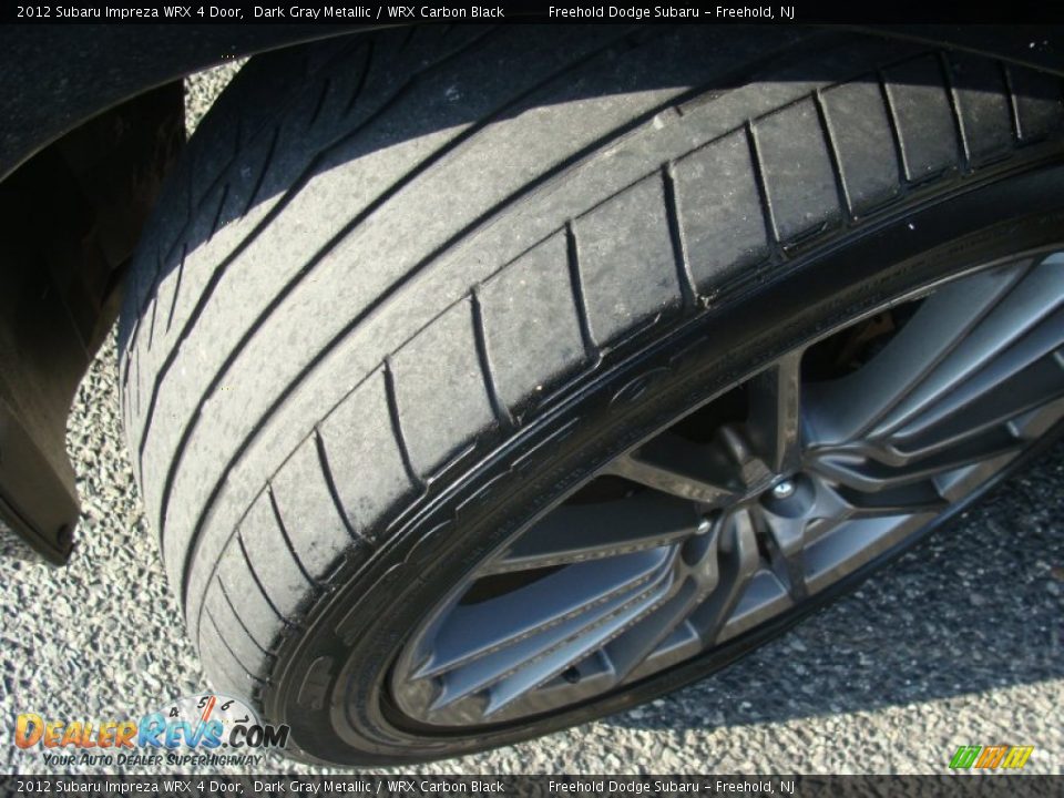 2012 Subaru Impreza WRX 4 Door Dark Gray Metallic / WRX Carbon Black Photo #9