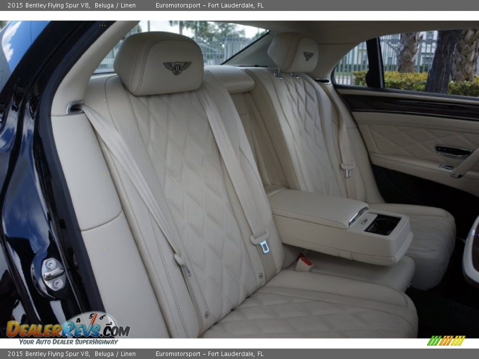 Rear Seat of 2015 Bentley Flying Spur V8 Photo #45