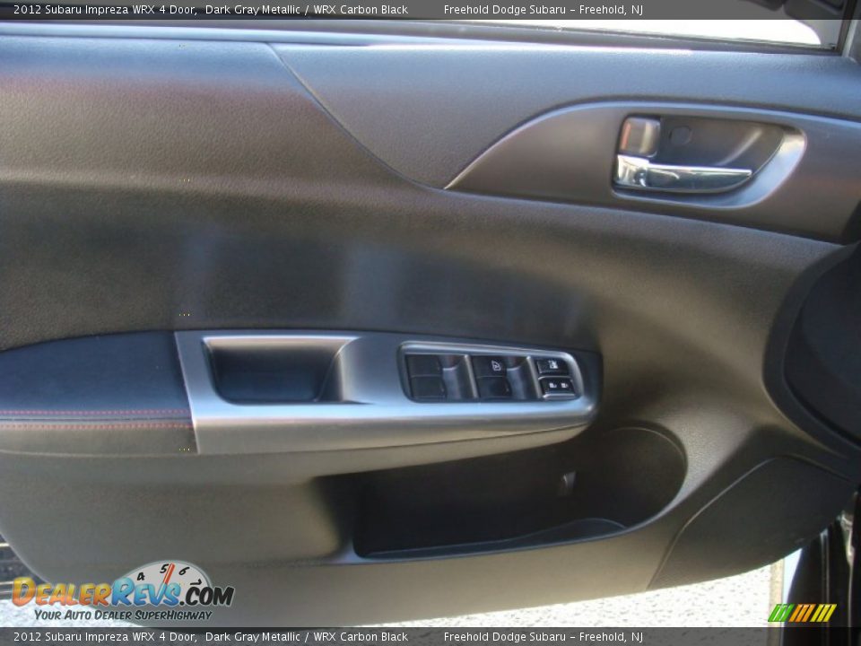2012 Subaru Impreza WRX 4 Door Dark Gray Metallic / WRX Carbon Black Photo #11