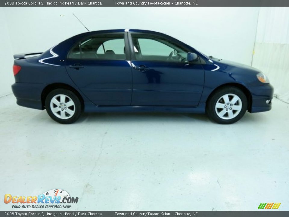 2008 Toyota Corolla S Indigo Ink Pearl / Dark Charcoal Photo #1
