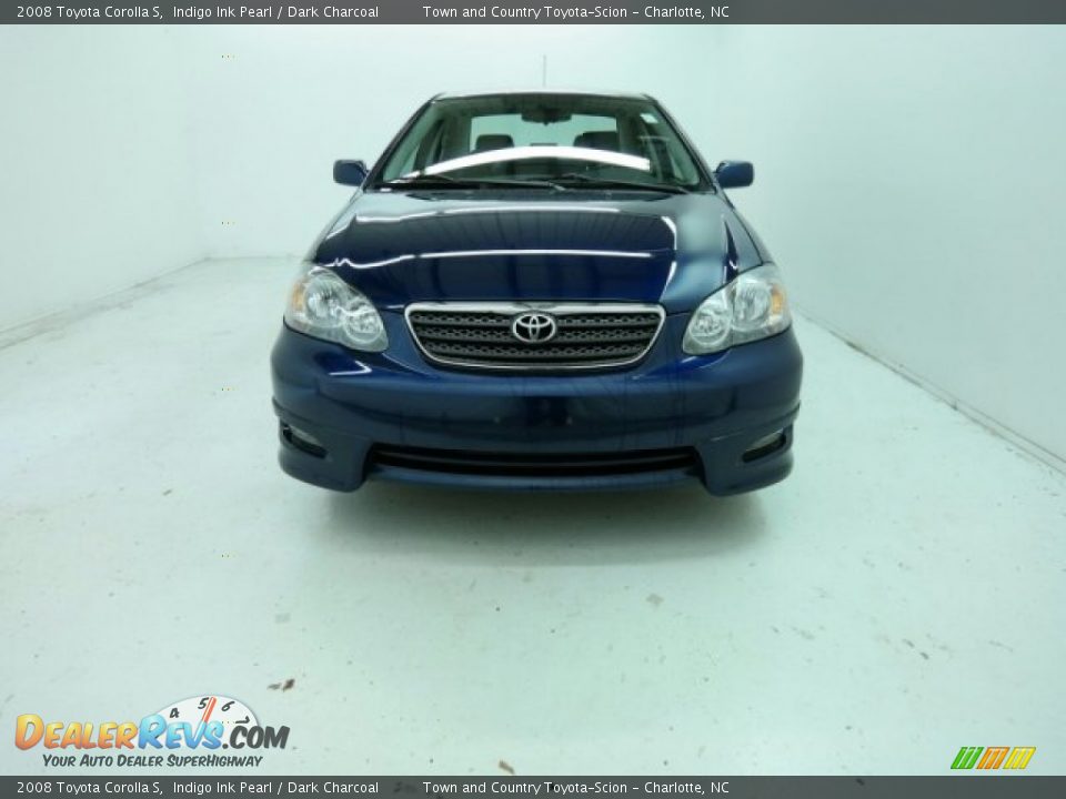 2008 Toyota Corolla S Indigo Ink Pearl / Dark Charcoal Photo #5
