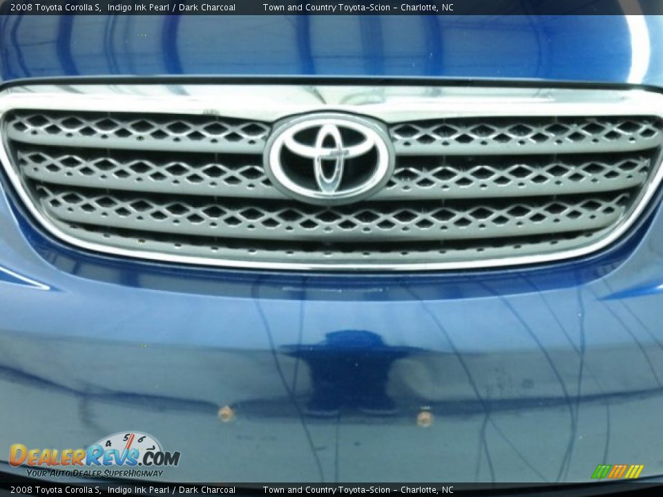 2008 Toyota Corolla S Indigo Ink Pearl / Dark Charcoal Photo #6